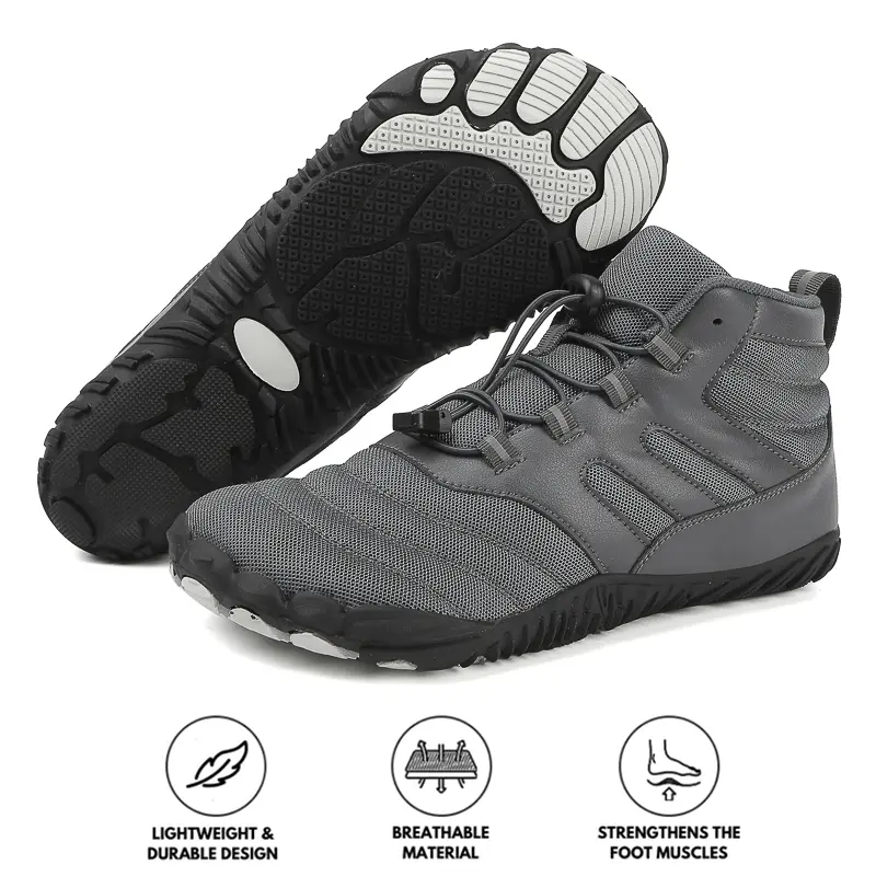 Drune | Damen Warme Winterstiefel - Bequemes & Rutschfestes Barfuß-Design