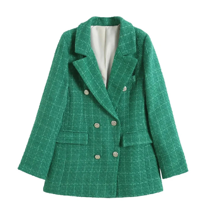 Drune | Texturierte Doppelreiher-Jacke