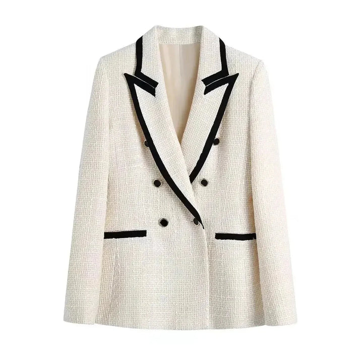 Drune | Texturierte Doppelreiher-Jacke