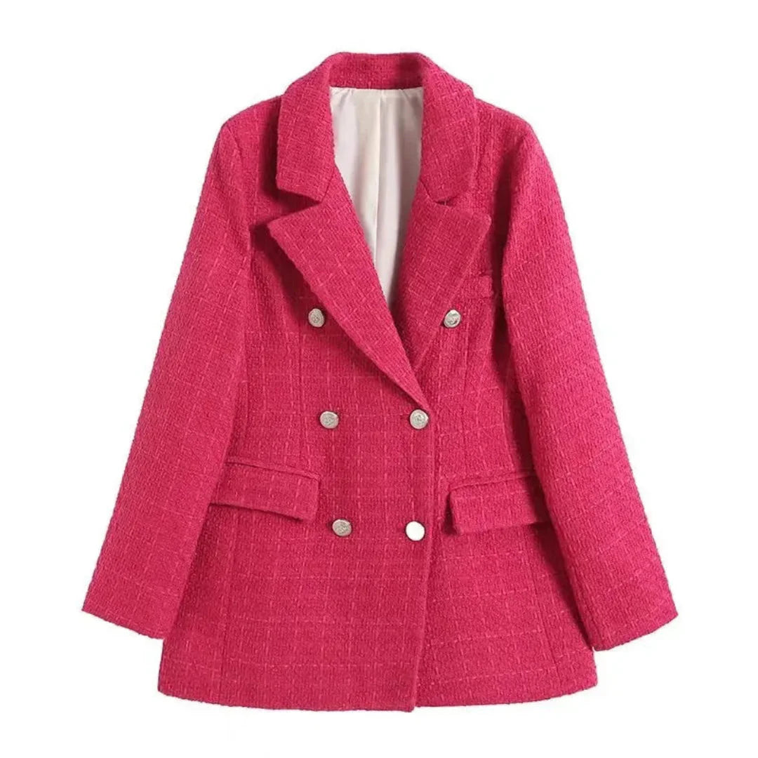 Drune | Texturierte Doppelreiher-Jacke