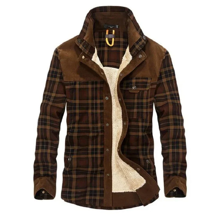 Drune | Trail Wolle Plaid Jacke