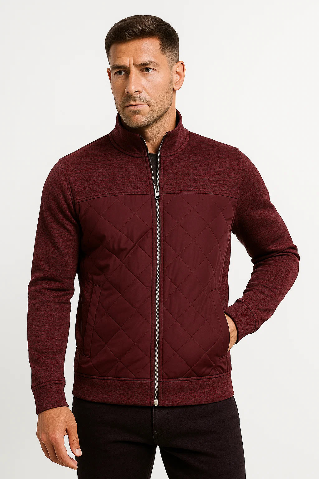 Drune | Stylische Steppjacke mit Reißverschluss