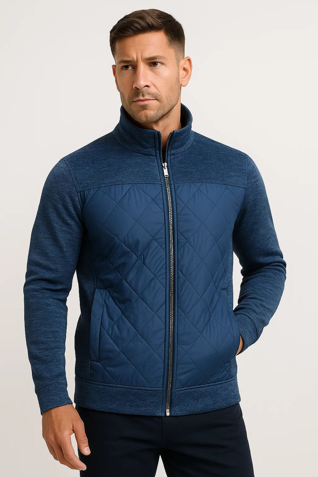 Drune | Stylische Steppjacke mit Reißverschluss