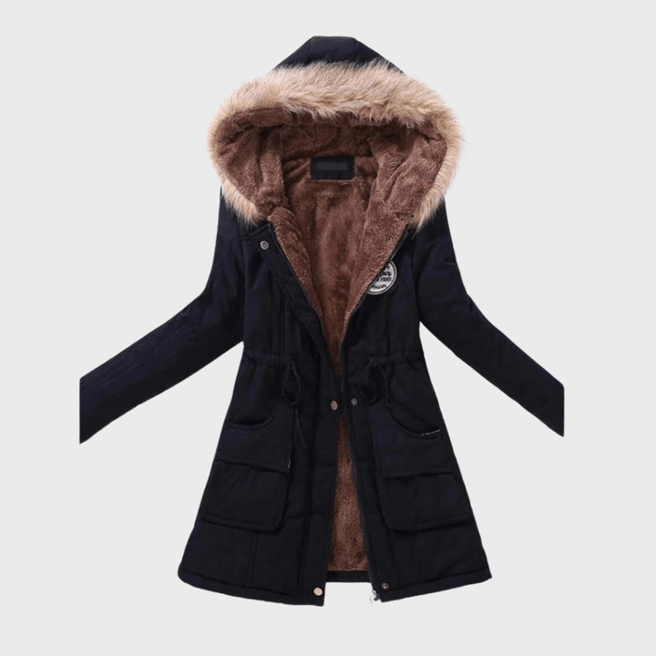 Drune | Fellgefütterte Parka - Warmes Kapuzen-Winterjacke - Verstellbare Taille - Kälte-Wetter-Essential