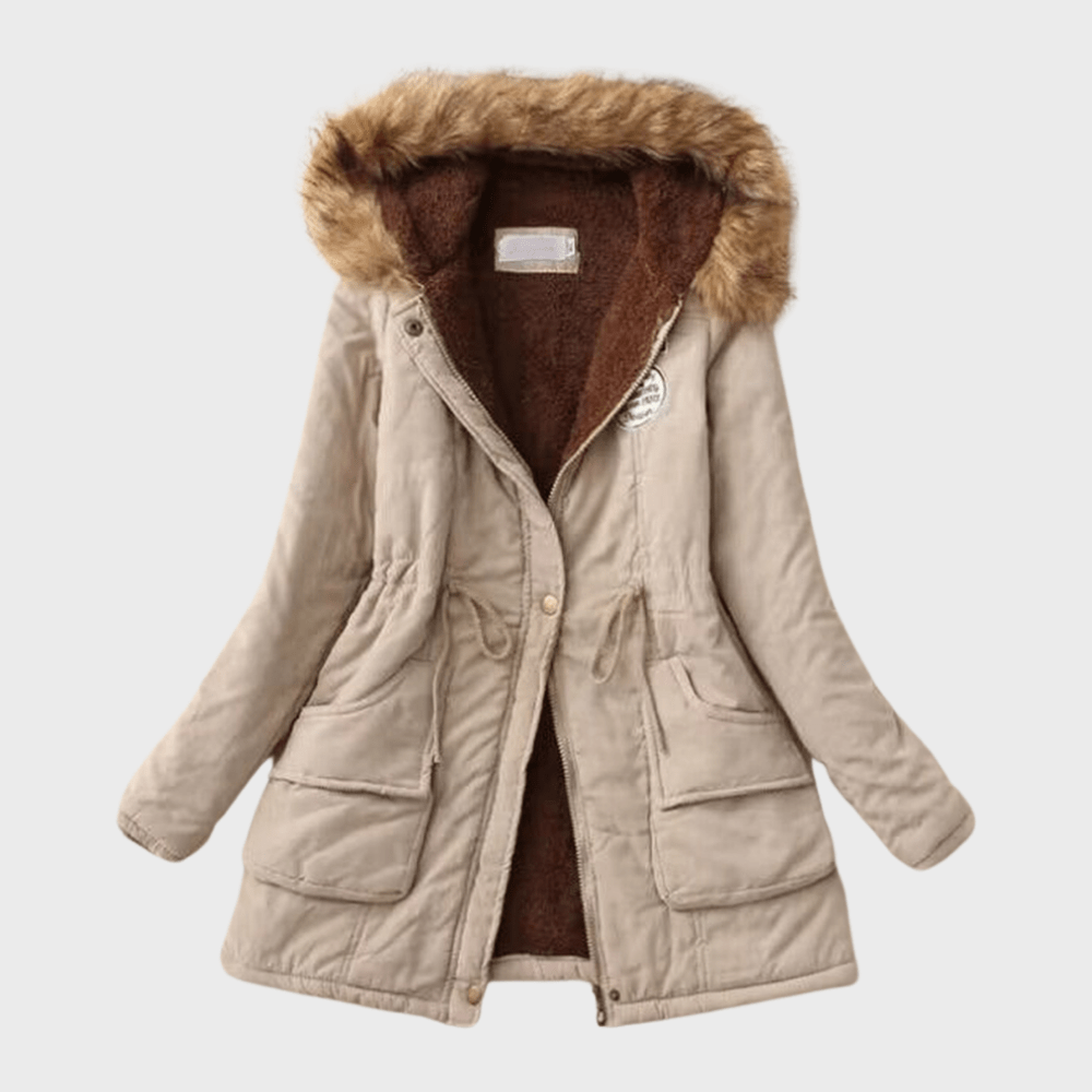 Drune | Fellgefütterte Parka - Warmes Kapuzen-Winterjacke - Verstellbare Taille - Kälte-Wetter-Essential