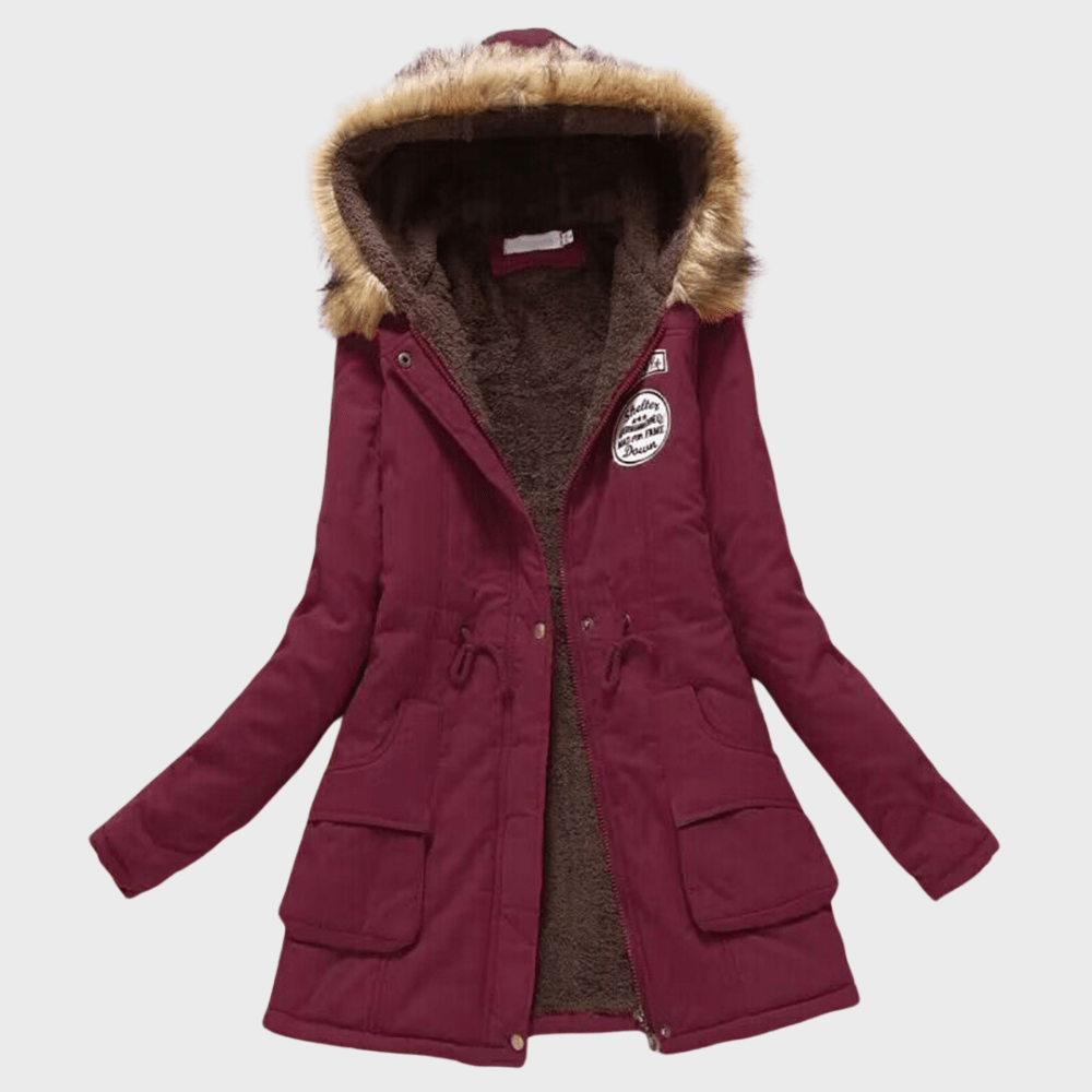 Drune | Fellgefütterte Parka - Warmes Kapuzen-Winterjacke - Verstellbare Taille - Kälte-Wetter-Essential