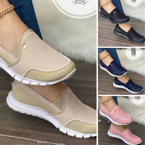 Drune | I Alltägliche Atmungsaktive Orthopädische Sneaker Amy