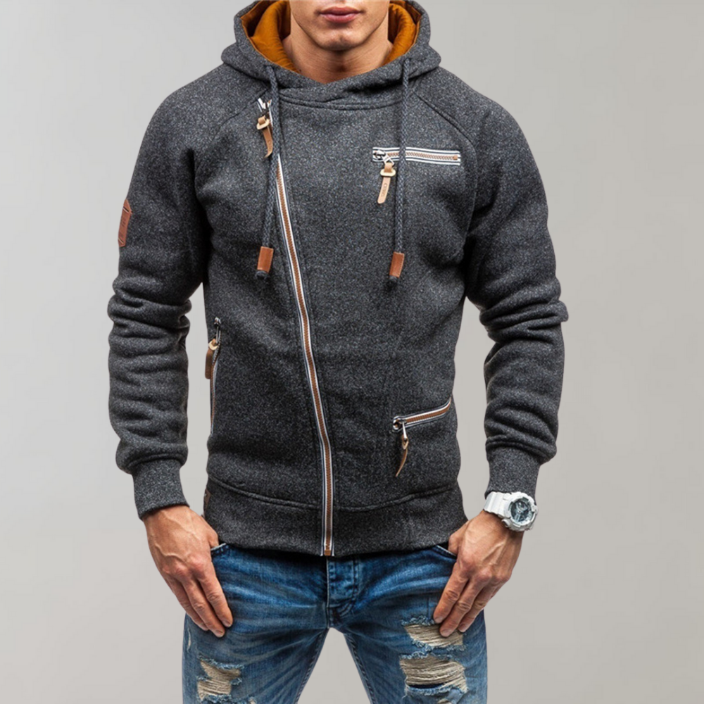 Drune | Hoodie mit Reißverschluss