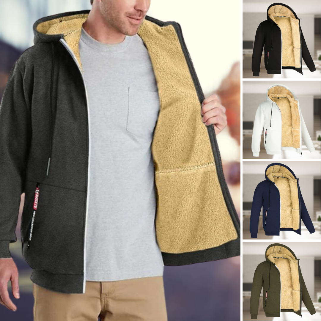Drune | Winterjacke mit Fleecekapuze