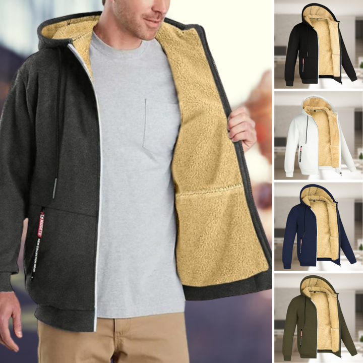 Drune | Winterjacke mit Fleecekapuze