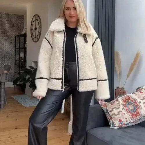 Drune | Luxus Lamswollene Kurze Jacke