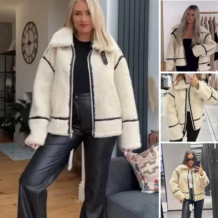 Drune | Luxus Lamswollene Kurze Jacke