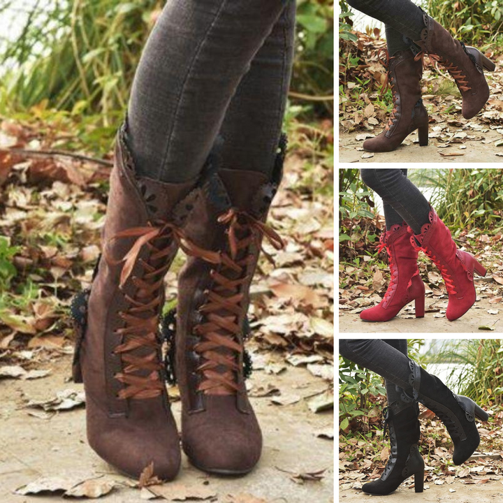 Drune - stiefel mit hohem Absatz