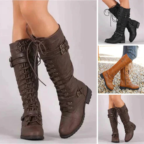 Drune | Retro Spitze Stiefel