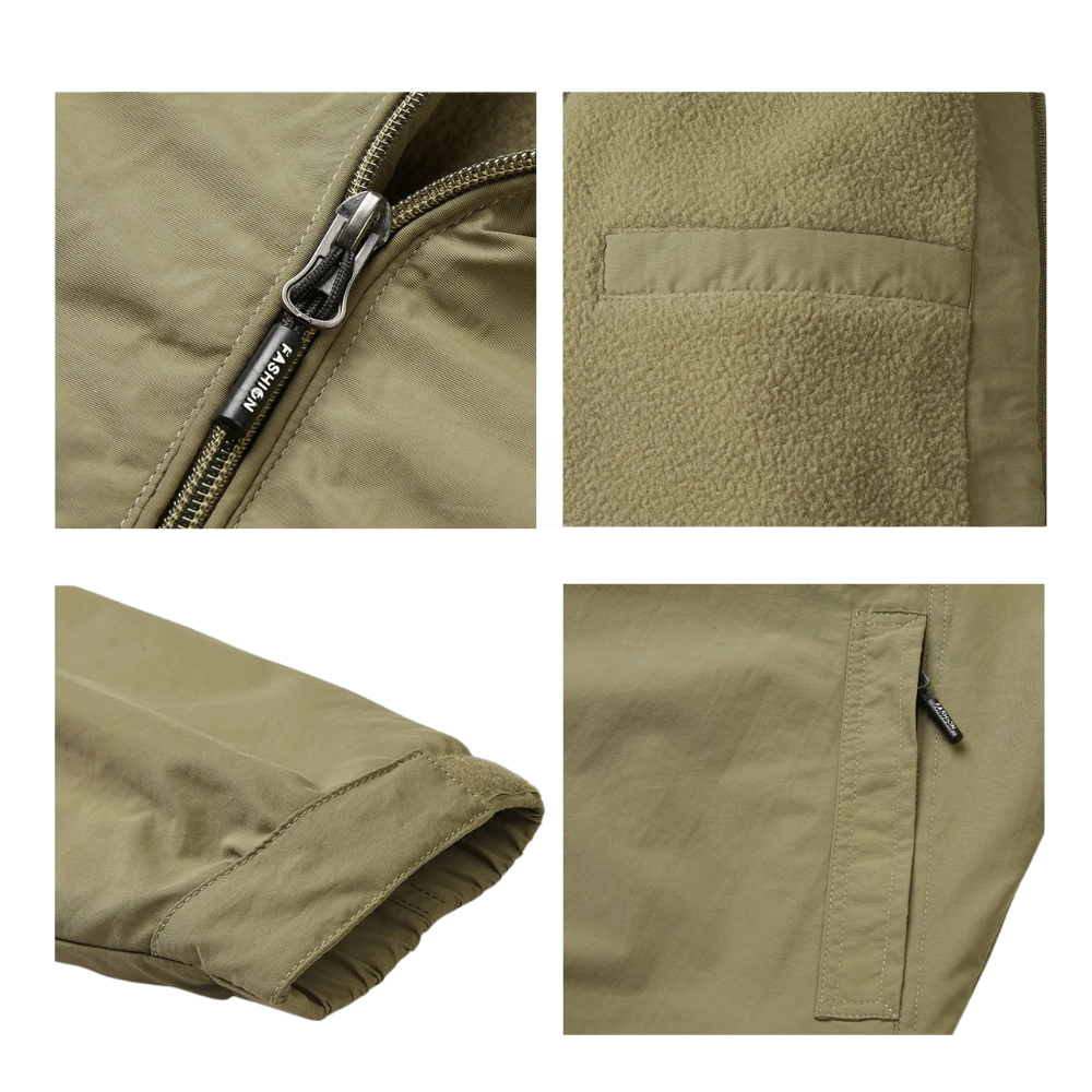 Drune | Herrenjacke mit Abnehmbarer Kapuze