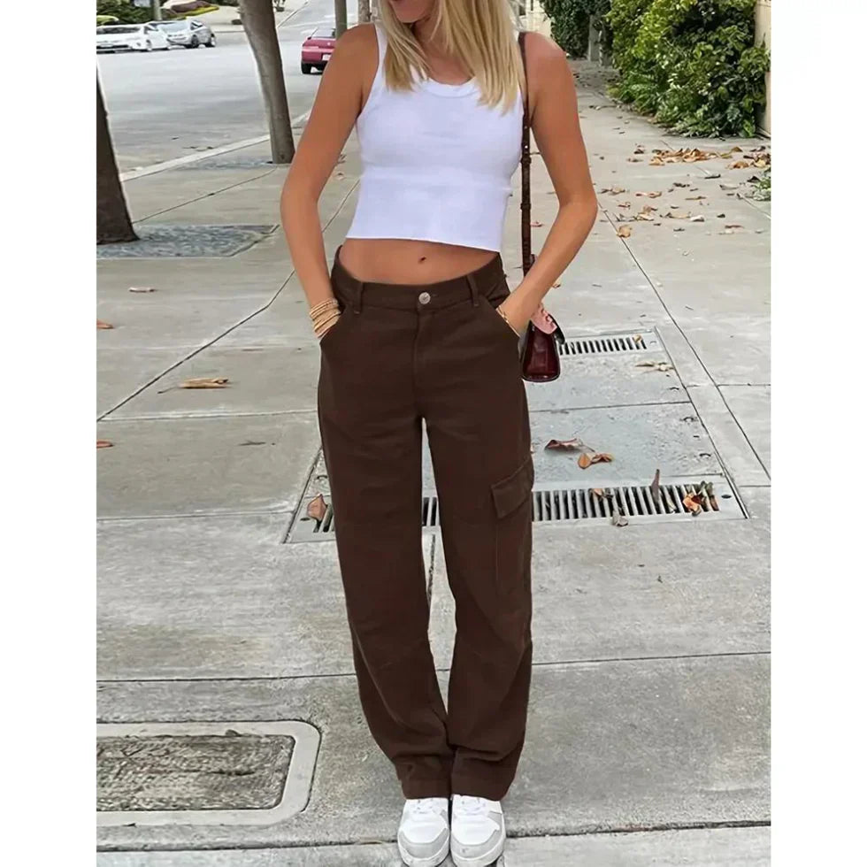Drune | Trendige Cargohose Damen für Lässige Outfits und Komfort