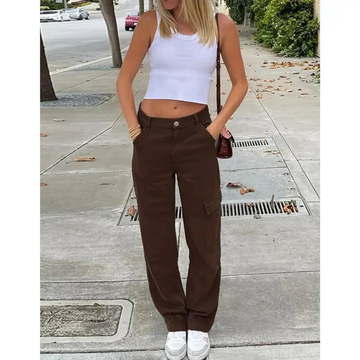 Drune | Trendige Cargohose Damen für Lässige Outfits und Komfort