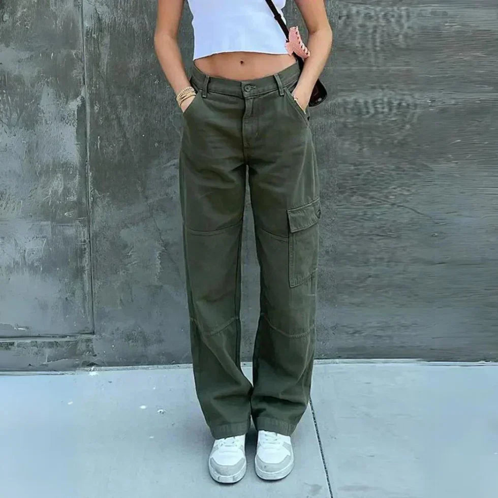 Drune | Trendige Cargohose Damen für Lässige Outfits und Komfort