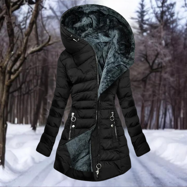 Drune - Eleganter Plüschmantel Für Damen