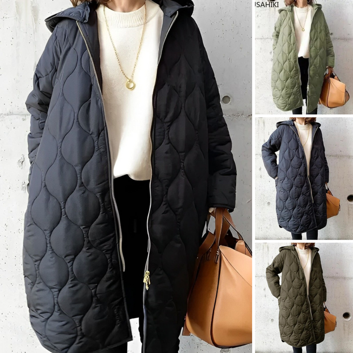 Drune Mode:- Der lange Parka-Mantel mit Kapuze