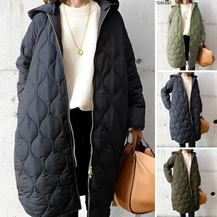 Drune | Damenparka Mit Kapuze Und Print