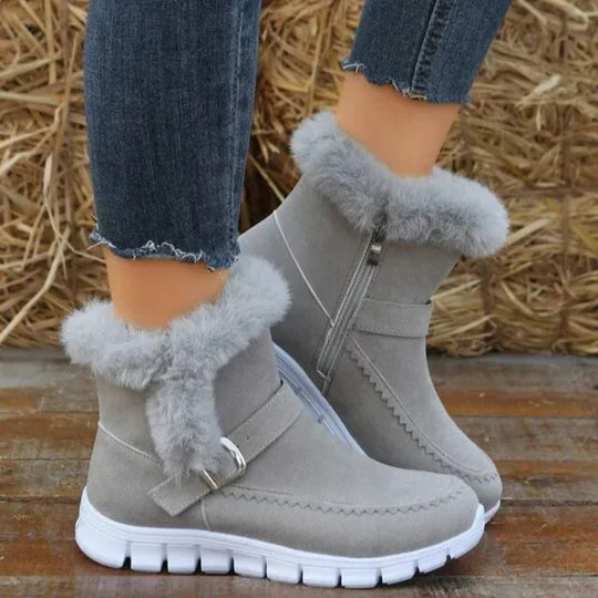 Drune | neue lässige kurze plüschstiefeletten aus wildleder