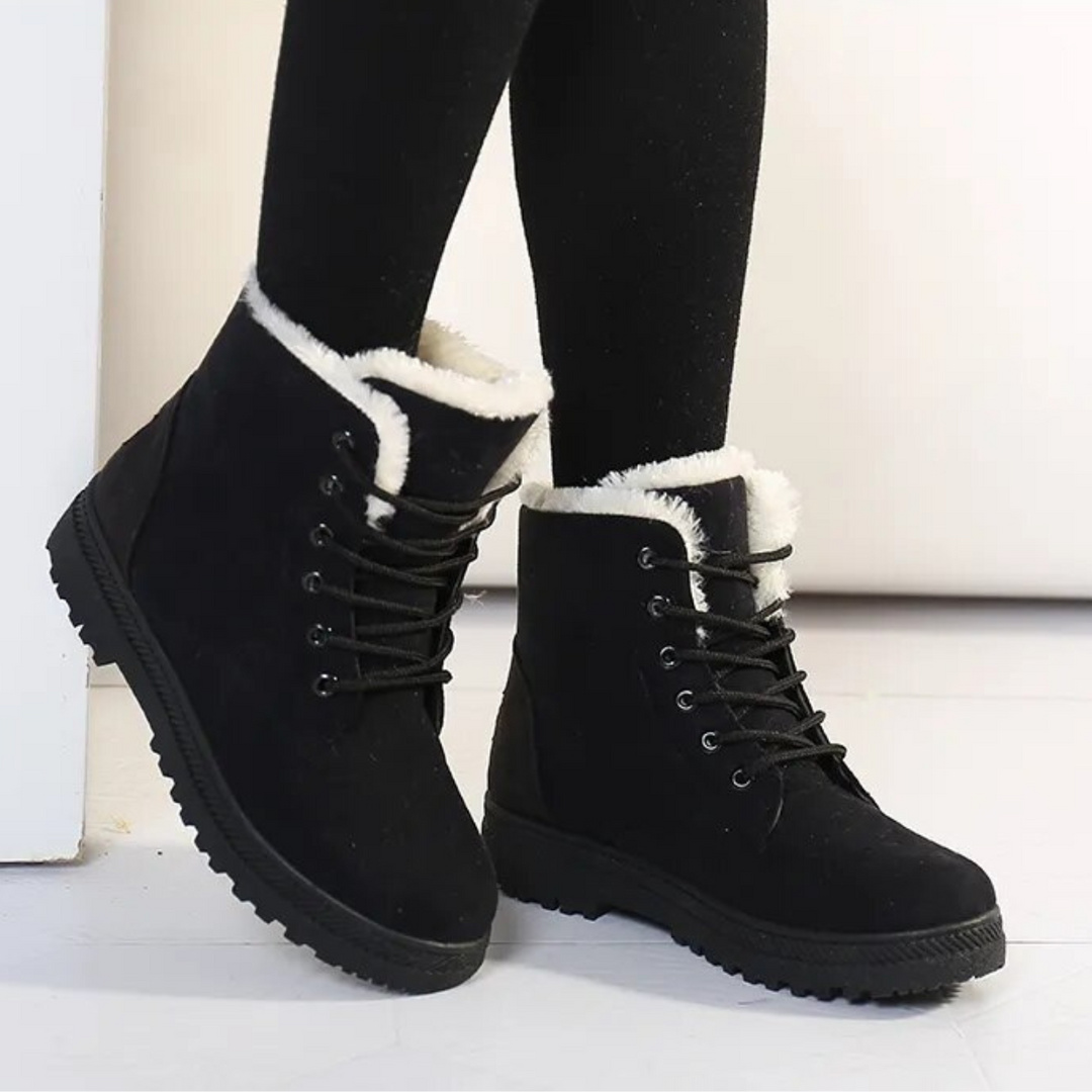 Drune |  Winter Stiefeletten mit Wolle und Absatz für Damen - Ideal für den Winter