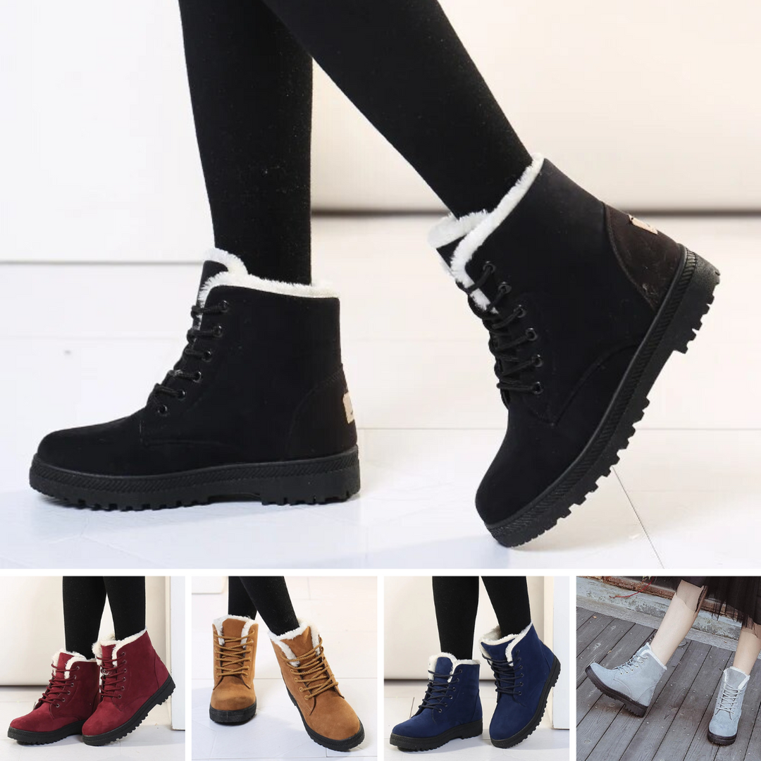 Drune | Rutschfeste Schneestiefel mit Schnürsenkeln