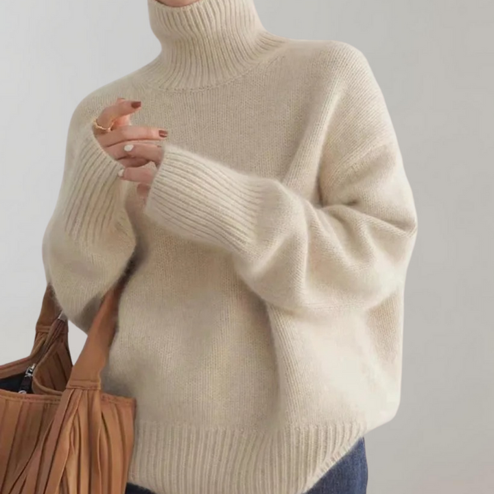 Drune | Übergroßer Minimalistischer Rollkragenpullover