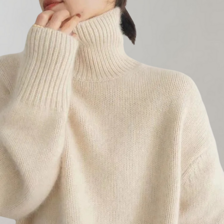 Drune | Übergroßer Minimalistischer Rollkragenpullover