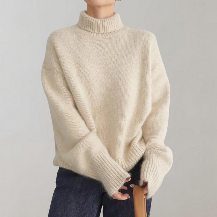 Drune | Übergroßer Minimalistischer Rollkragenpullover