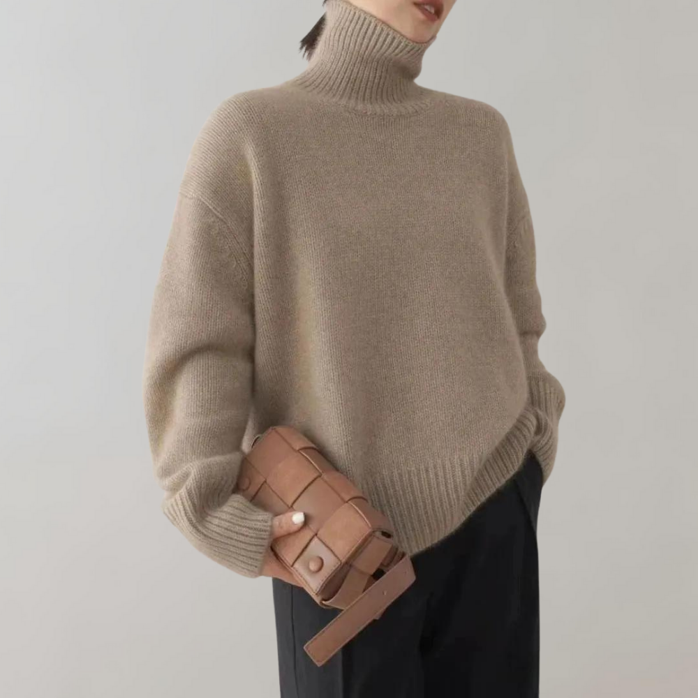 Drune | Übergroßer Minimalistischer Rollkragenpullover