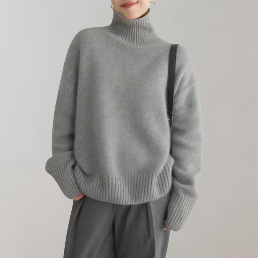 Drune | Übergroßer Minimalistischer Rollkragenpullover