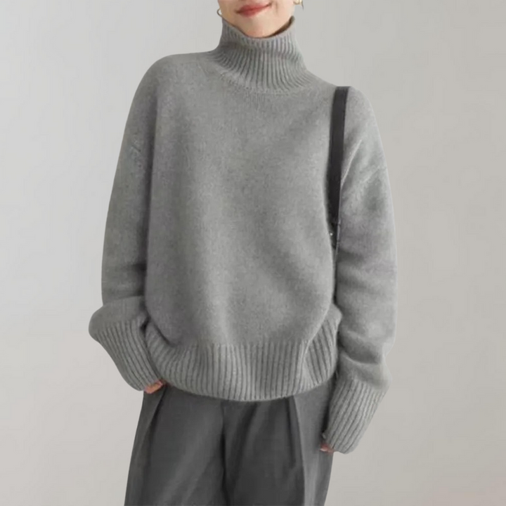 Drune | Übergroßer Minimalistischer Rollkragenpullover