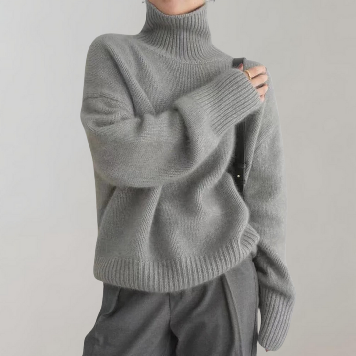Drune | Übergroßer Minimalistischer Rollkragenpullover