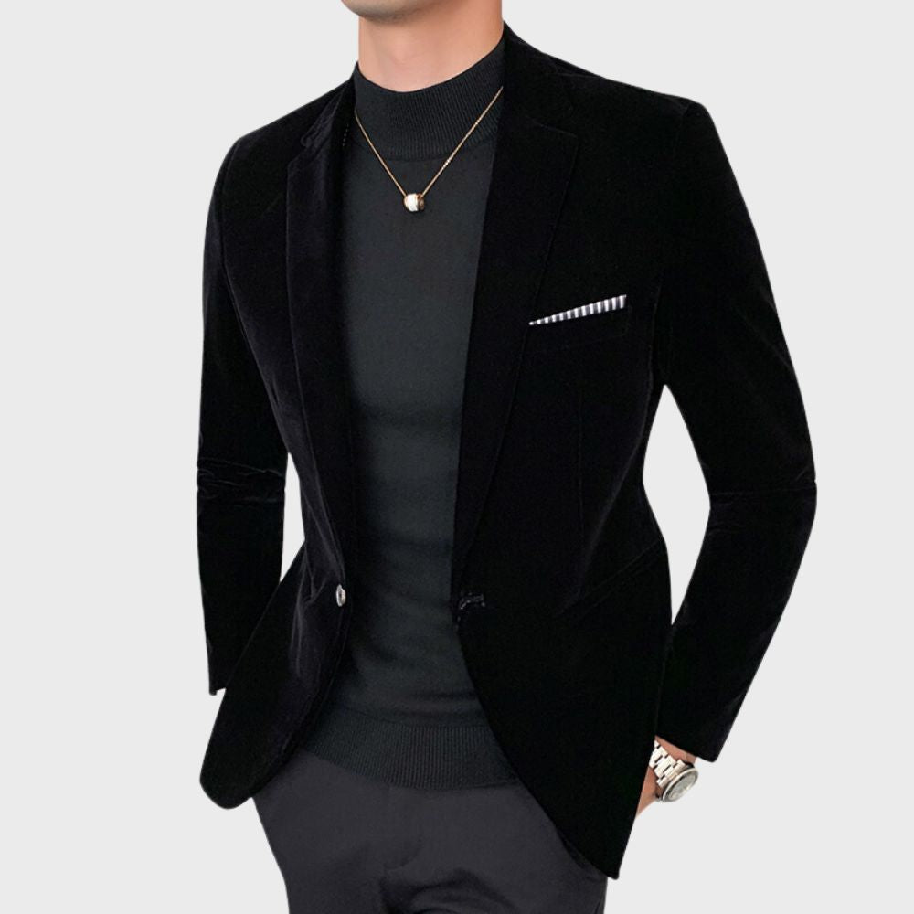 Drune | stilvoller Samt-Blazer für Männer