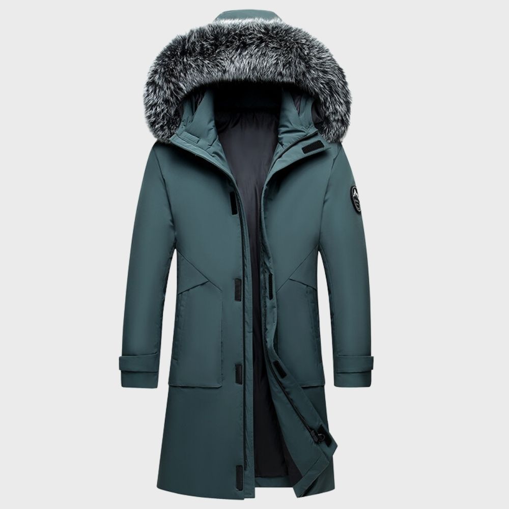 Drune | Thermo Wasserdichte Jacke für Den Winter mit Fell