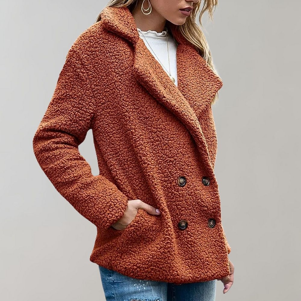 Drune | Damen Teddy Oversized Jacke