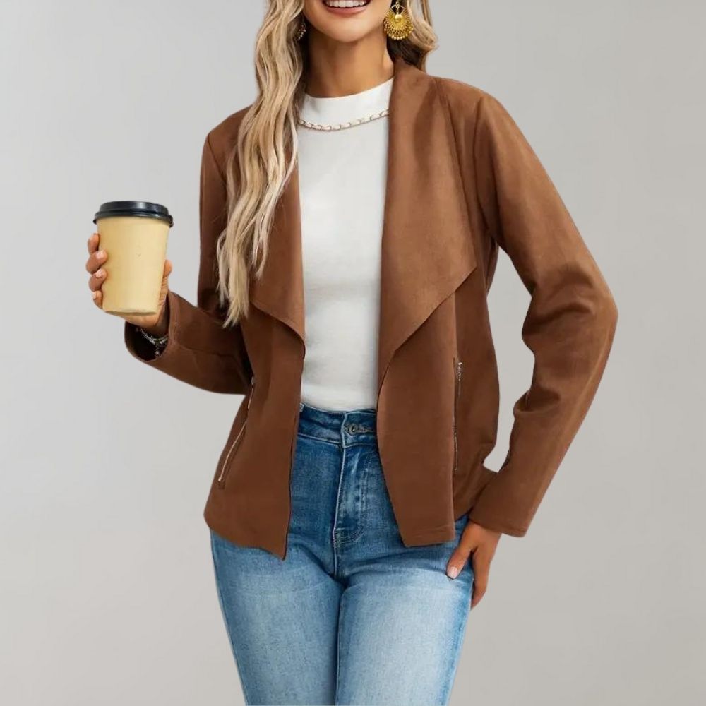 Drune | Stilvolle Wildlederjacke für Frauen, perfekt für den Herbst