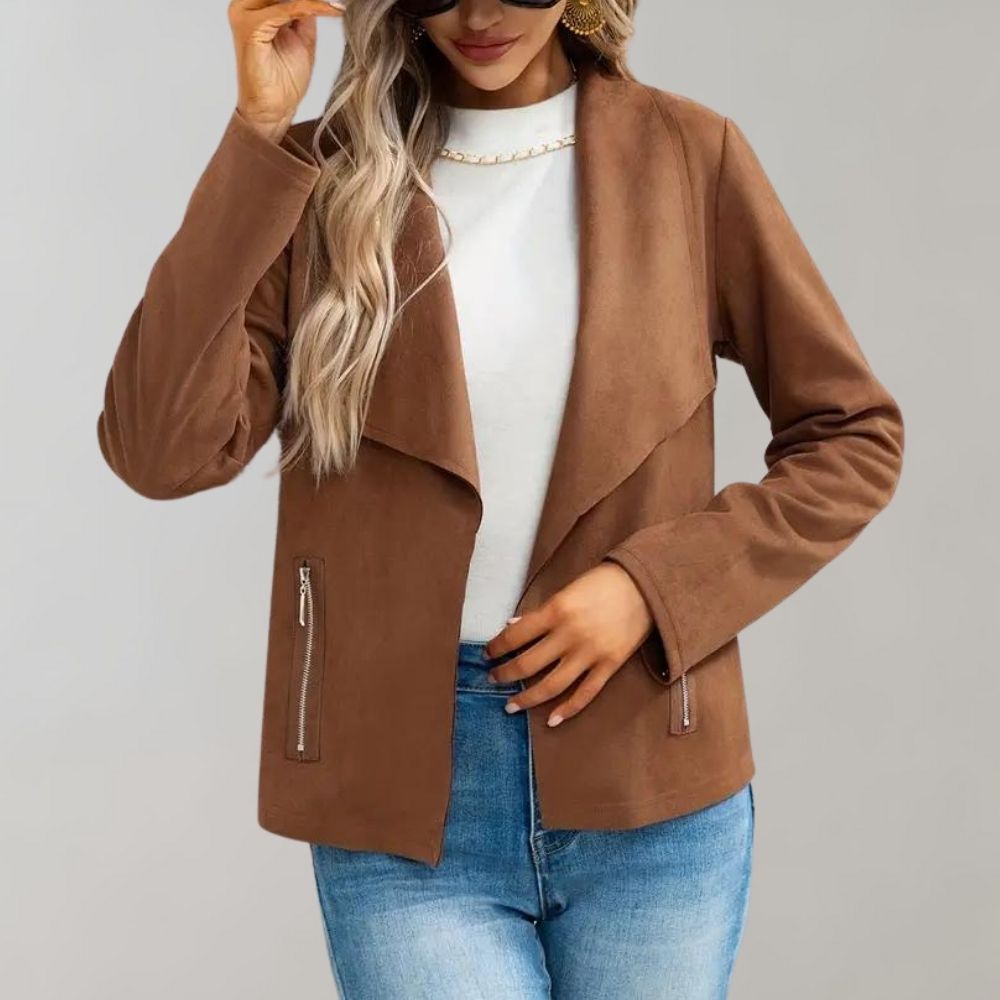 Drune | Weiche Wildlederjacke Leicht und Stilvoll Zeitloses Design