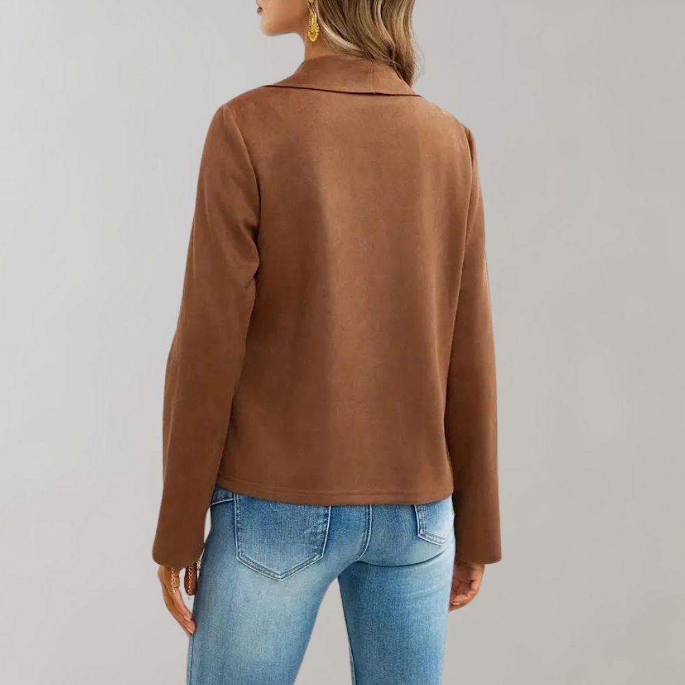 Drune | Weiche Wildlederjacke Leicht und Stilvoll Zeitloses Design