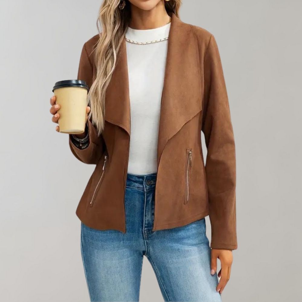 Drune | Stilvolle Wildlederjacke für Frauen, perfekt für den Herbst
