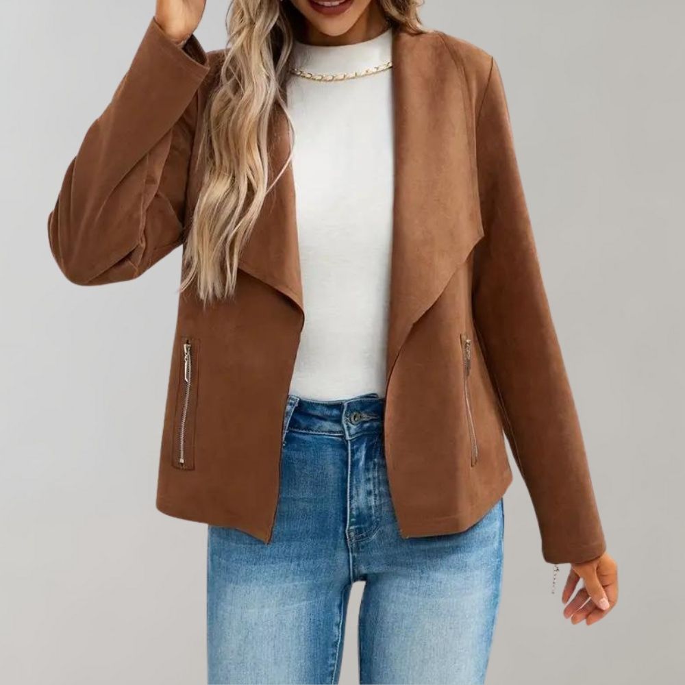 Drune | Weiche Wildlederjacke Leicht und Stilvoll Zeitloses Design
