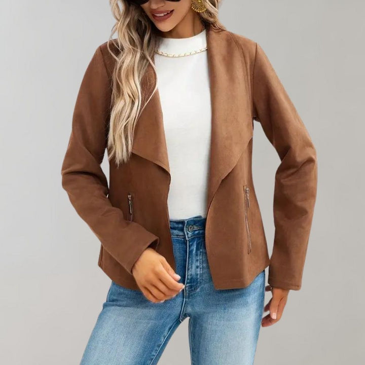 Drune | Weiche Wildlederjacke Leicht und Stilvoll Zeitloses Design