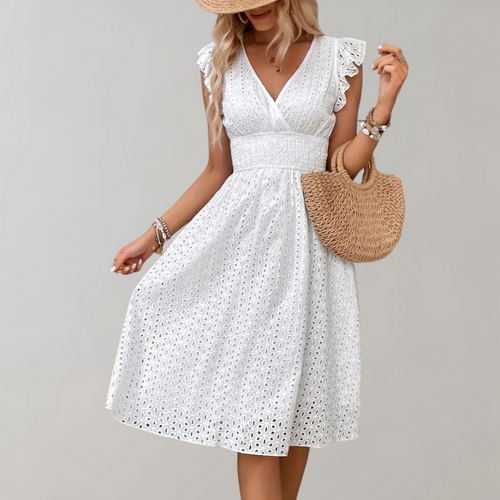 Drune - Elegantes Sommerkleid mit Rüschen
