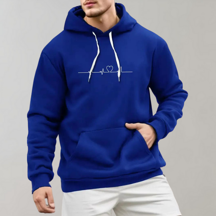 Drune | Bequemer Kleiner Herz Kapuzenpullover