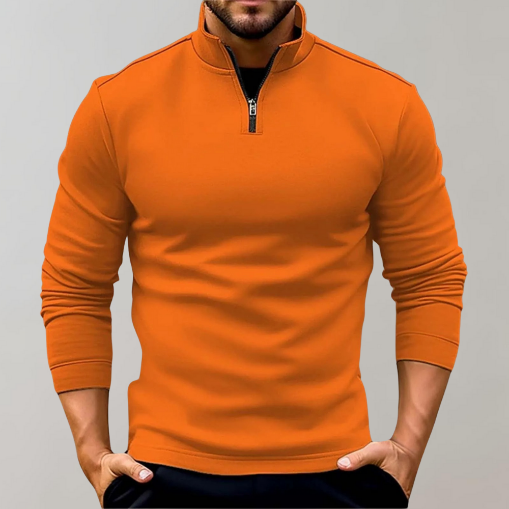 Drune | Herrenpullover mit Reißverschluss