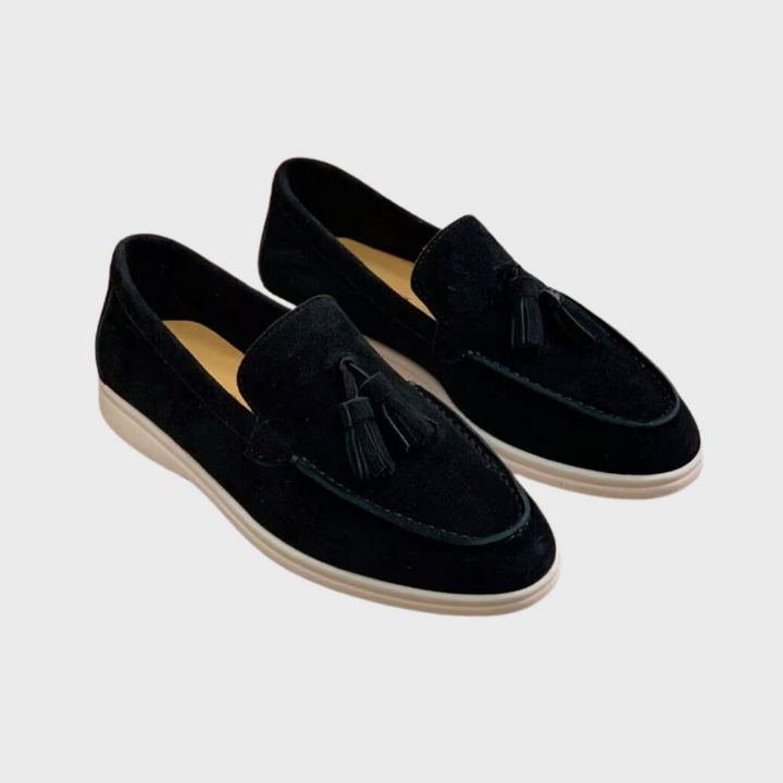 Drune | Bequem Rutschfest Flaches Wildleder Shoes