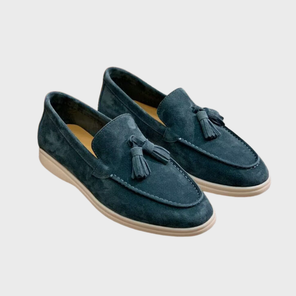 Drune | Bequem Rutschfest Flaches Wildleder Shoes