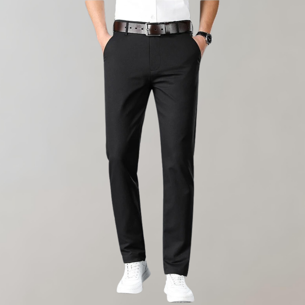 Drune | Chinos Slim Fit Baumwollmischung Flache Front Business Lässig Stil